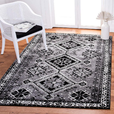 Tapis gris / noir Southwestern