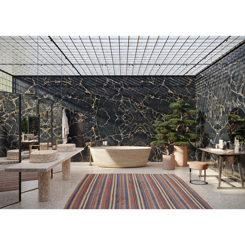 Citterio C Tub Filler with Diverter, Matte Black