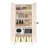 71'' 2 Shapely Door Cabinet With Lock
