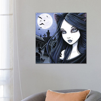Lilla 1 Piece Wrapped Canvas Wall Art