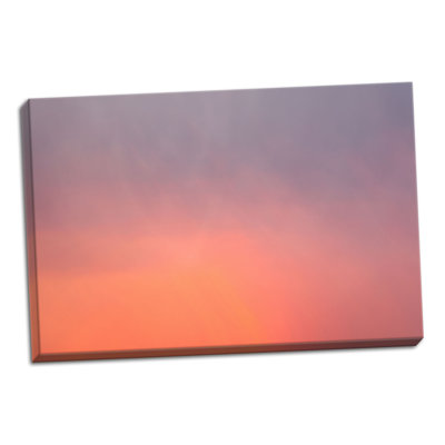 « coucher de soleil sky i », reproduction de photo sur toile tendue