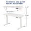 Bureau debout électrique Whole Pièce