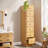 7-Drawer Slim Storage Cabinet, Oak