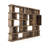 Mateo Rustic Gridmax Multi-compartment Bookcase