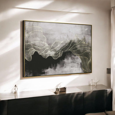 Golden Path, toile encadrée