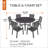 Donaldson Outdoor Patio Dining Set Cover-500397936