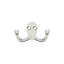 Deltana WDH15U14 Double Hook; Bright Nickel Finish