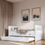 Lit plateforme avec 3 tiroirs et lit gigogne-574075915