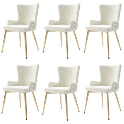 Dining Chairs Set Of Upholstered Armchairs