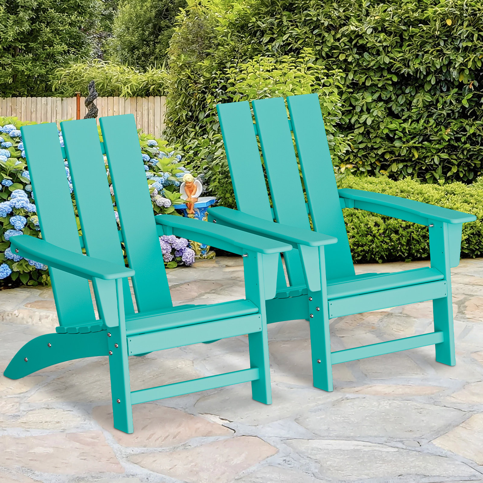Serwall Adirondack Polycarbonate Adirondack Chairs Lightweight