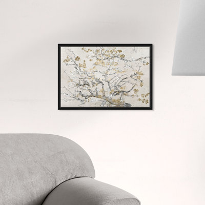 " Classic And Figurative Van Gogh In Gold Blossoms Inspiration Light, Traditional Gold " by Oliver Gal
