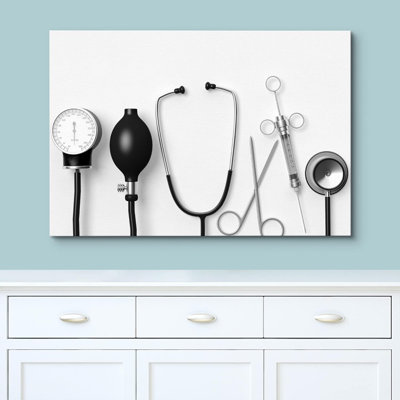 Équipement de médecin, aiguille de pression sanguine, photographie de santé, remise en forme, thérapeutique, décoration murale