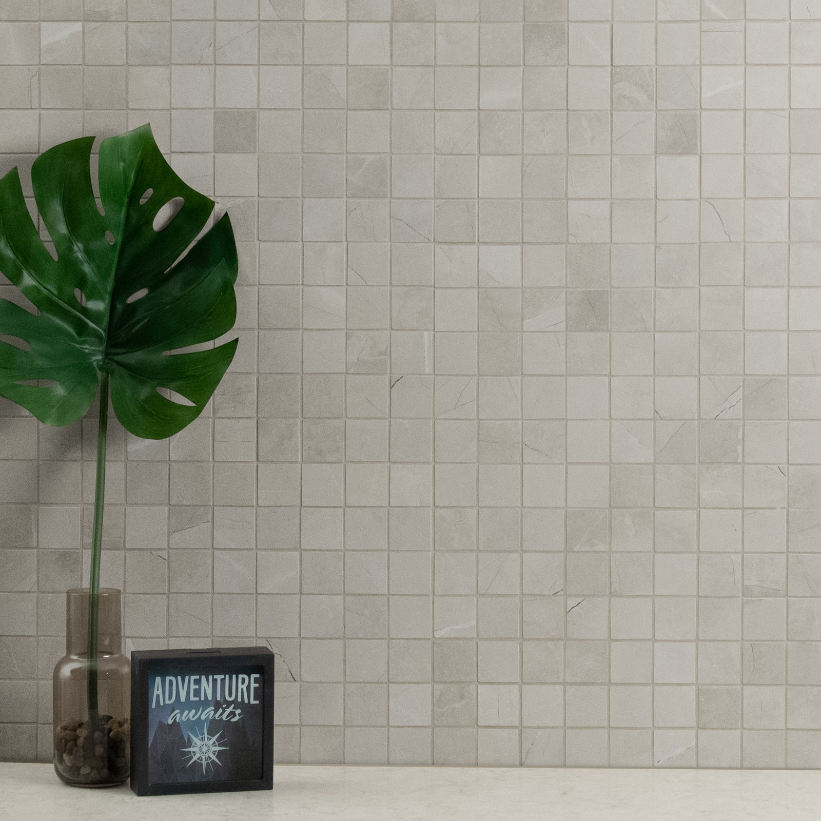 Sonoma Sand 12" x 12" Porcelain Mosaic Tile
