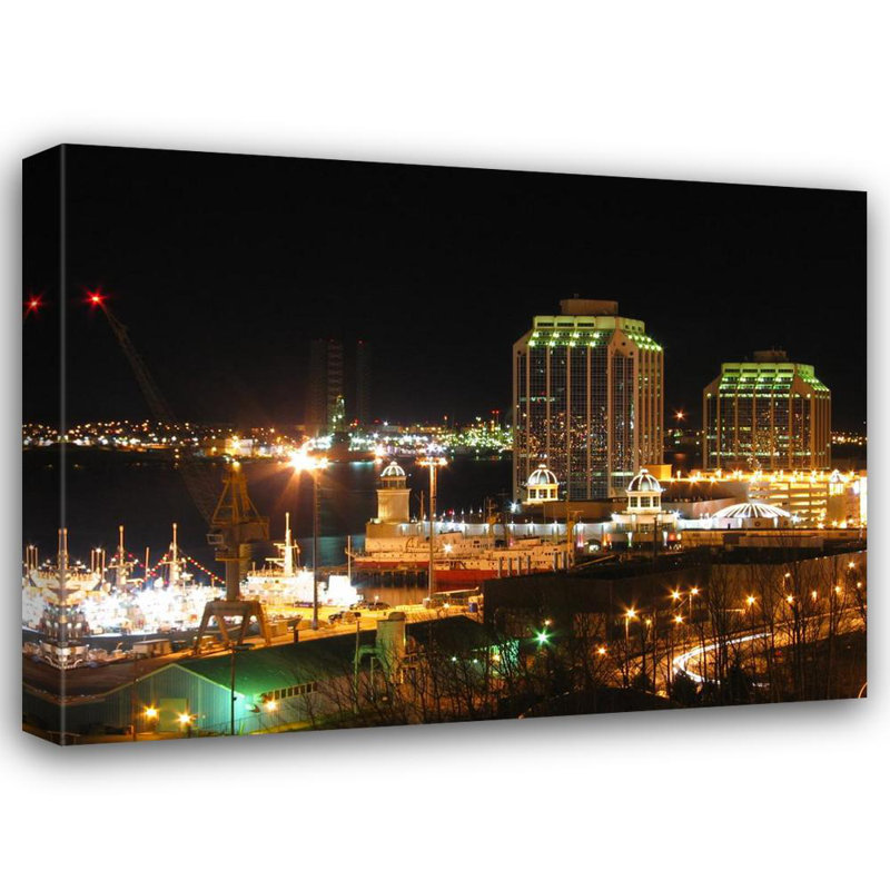 Halifax Cityscape, Nova Scotia, 18" H x 24" W