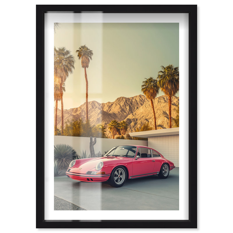 «Desert Rose Speed Shadowbox» par Notoriart, Noir, H 16 po x l 11 po