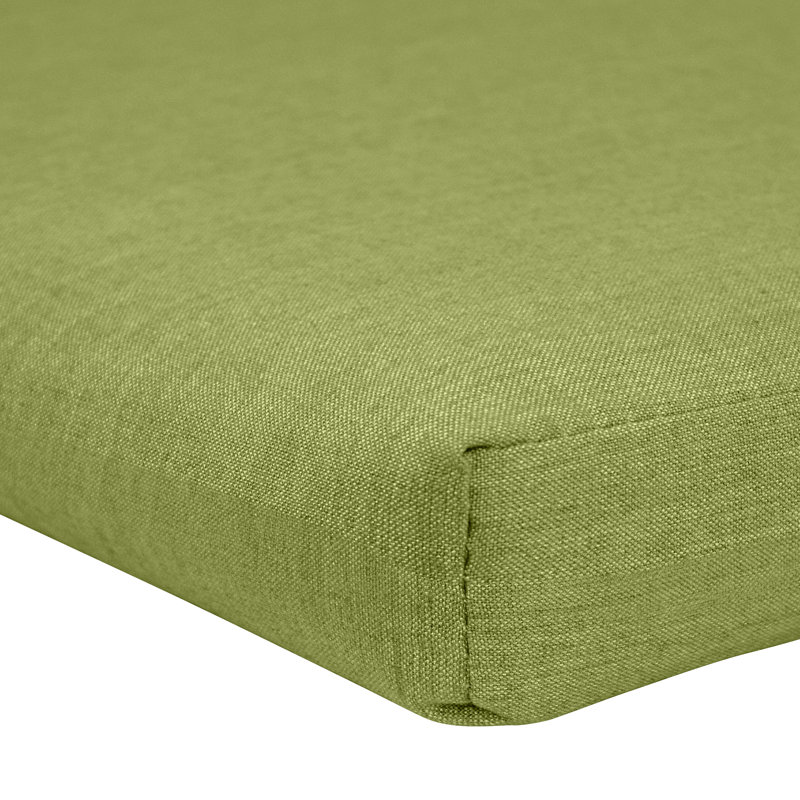 Sunbrella® Bench Cushion, Spectrum Cilantro Sunbrella® Plainweave