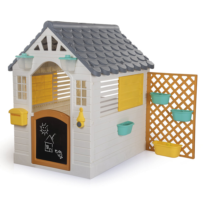 Dolu 127cm W x 140cm D Plastic Playhouse with Kitchen