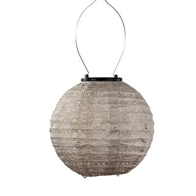 Lanterne ronde Spectare, taupe clair