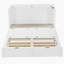 Lit escamotable polyvalent avec rangement pour tiroir et prises et ports USB, structure à poulie pour une conversion facile, idéal pour économiser de l'espace-352840323-352840348