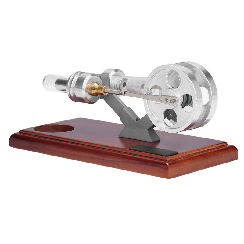 Jouet éducatif pour enfants en aluminium Stirling Engine Model, 7.87" H x 4.72" W x 4.33" D