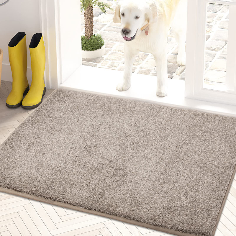Doormat Non-Slip Machine Washable Entrance Rug, Dog Doormat, Super Absorbent Welcome Mat For Front Door, Back Door, Entryway, Muddy Wet Shoes And Paws