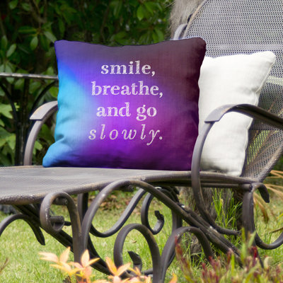 Outdoor Reversible Throw Pillow