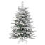 Artificial Hinged Christmas Tree White PE and PVC-1481805108