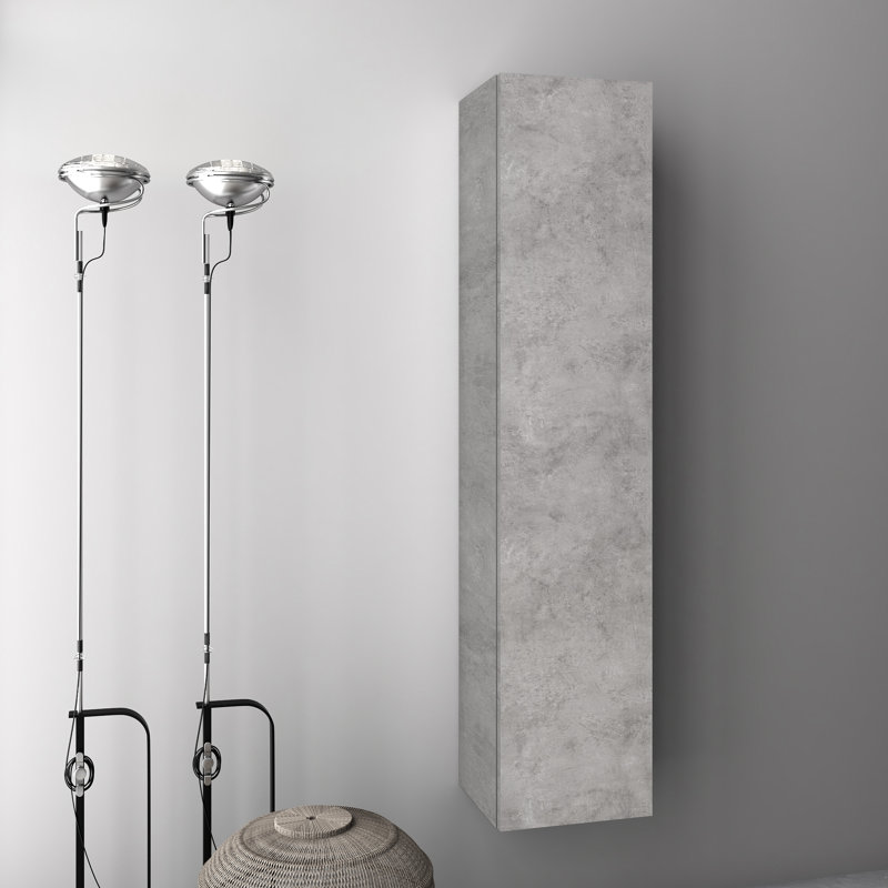 Gearleen Linen Cabinet, Cement