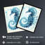 Wall Art Print Seahorse Robot Hybrid Schematic Futuristic Secret Complex Arcane Manuscript Gift For Cave Poster