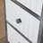 Rilana Fully Assembled 5 Drawer Grey and White Chest Storage Unit