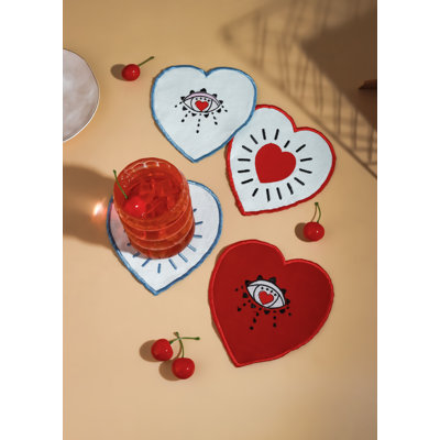 Ensemble de 4 serviettes Modern Modern