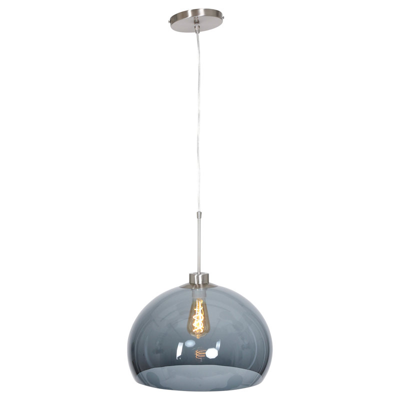 Soule 1 - Light Grey Dome Pendant