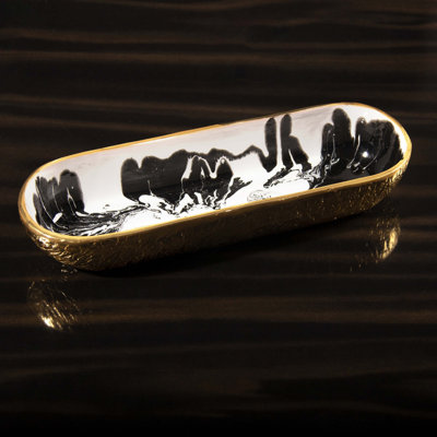 Bianco Nero Cracker Dish