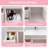 36'' Bathroom Vanity Sink Base Cabinet with Drawers in Antique White