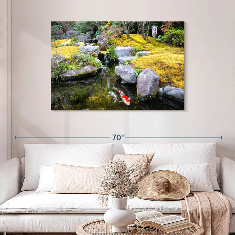Ravi Japanese River, 30" H x 45" W