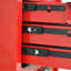 Coffre à outils roulant en métal avec 6 tiroirs, armoire à outils à 6 tiroirs de 20 po avec glissières à roulement à billes, boîte de rangement pour outils en acier - rouge-998016581
