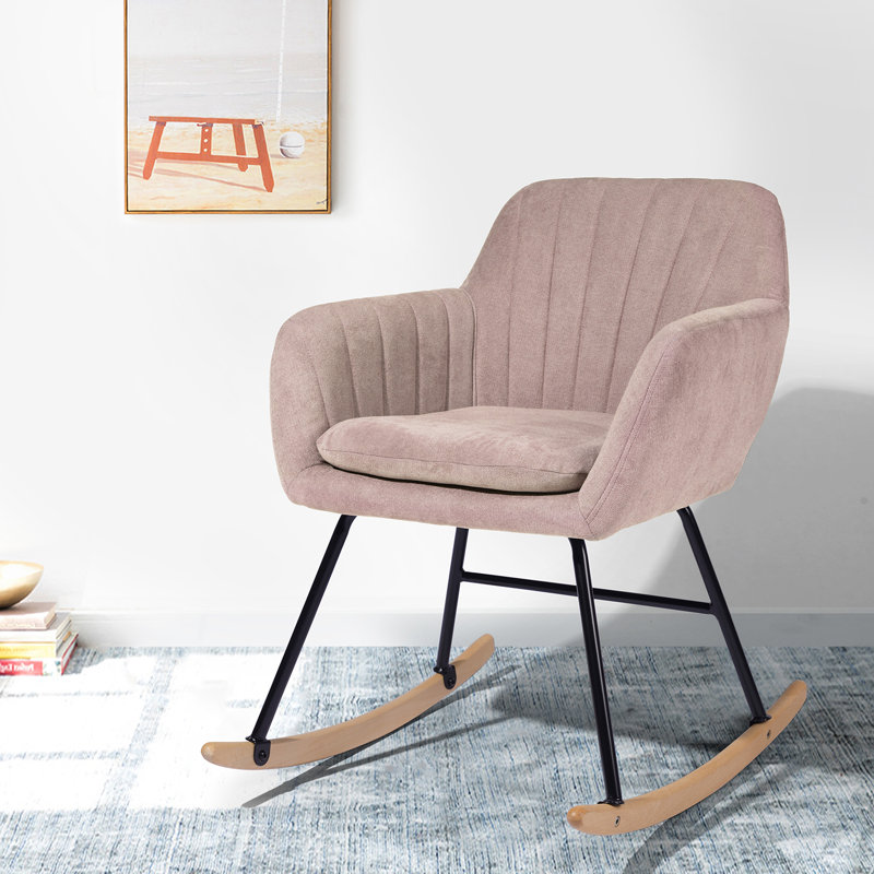 Mullinax Rocking Chair, Pink