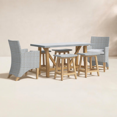 Nicole 70" Sunbrella® Patio Dining Set