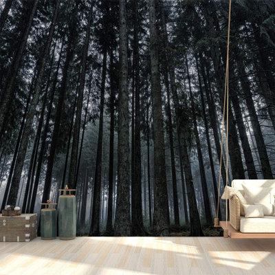 Forest Nature Landscape Peel & Stick Border