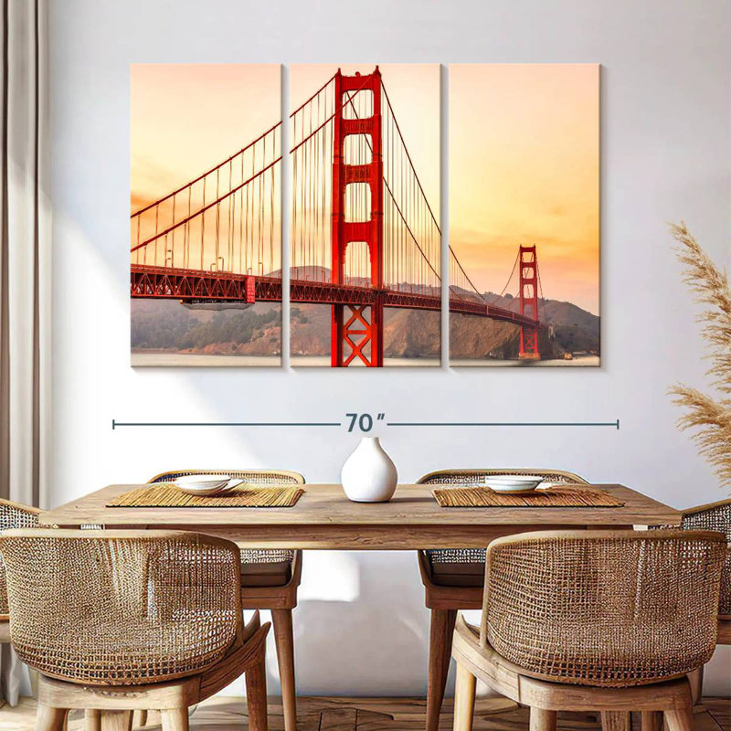 Lilie Golden Gate Bridge Structure, 42" H x 65" W