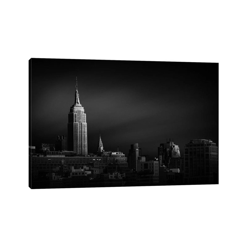 New York Skyline by Sebastien Del Grosso - Wrapped Canvas Print, 101.6 cm H x 66.04 cm W x 3.175 cm D