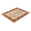 Tapis ivoire en laine noué à la main de conception unique 8 pi 2 po x 10 pi Ohlone