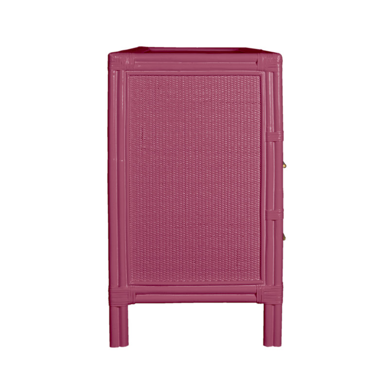 Aruba 8 - Drawer Dresser, Hot Pink