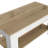 Storage Table, Four Legs, Lower Shelf, Light Oak / White-1237262404