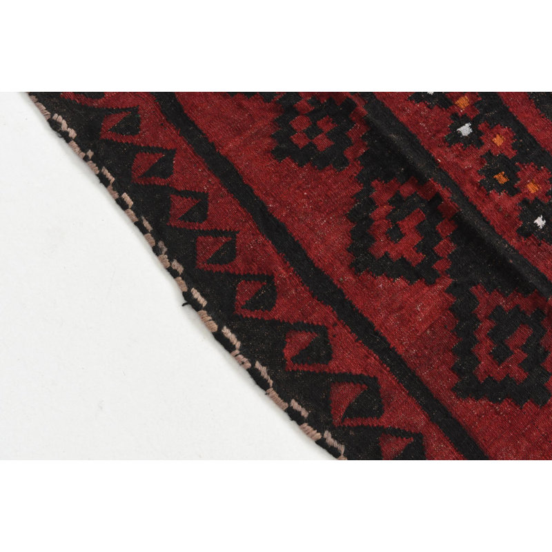 Tapis rouge rectangulaire Omari