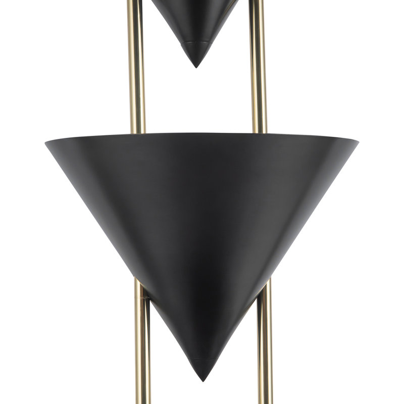 Versus 67-in Brass Floor Lamp, Urban Bronze