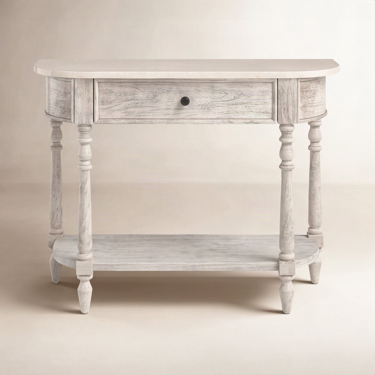 Aberdale 40" Console Table, Rustic Gray