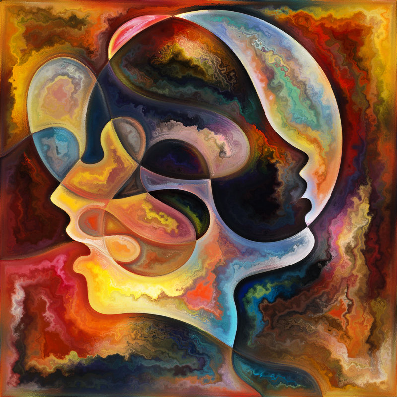 Internal Palette by Agsandrew - Wrapped Canvas Print, 122cm H x 122cm W x 3.8cm D