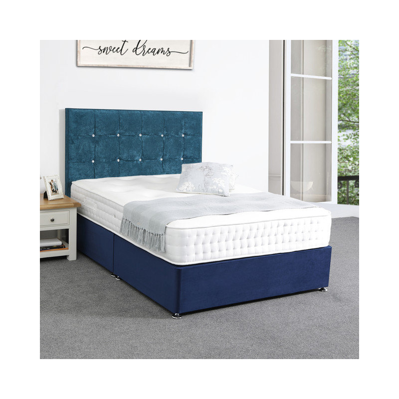 Glamour Upholstered Headboard, Kensington, Kensington Emerald, King Size (5')