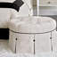 Dominique Round Ottoman